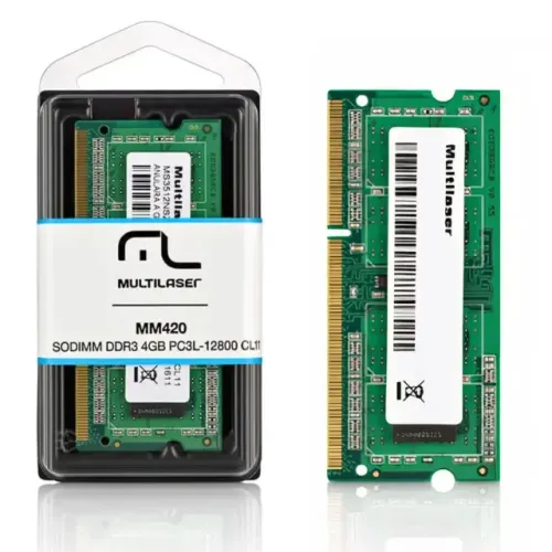 memoria ddr3l 1600mhz notebook 8GB (2x4gb)