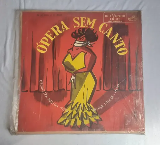 Disco de Vinil Opera Sem Canto - Orquestra Boston Pops Arthur Fiedler.
