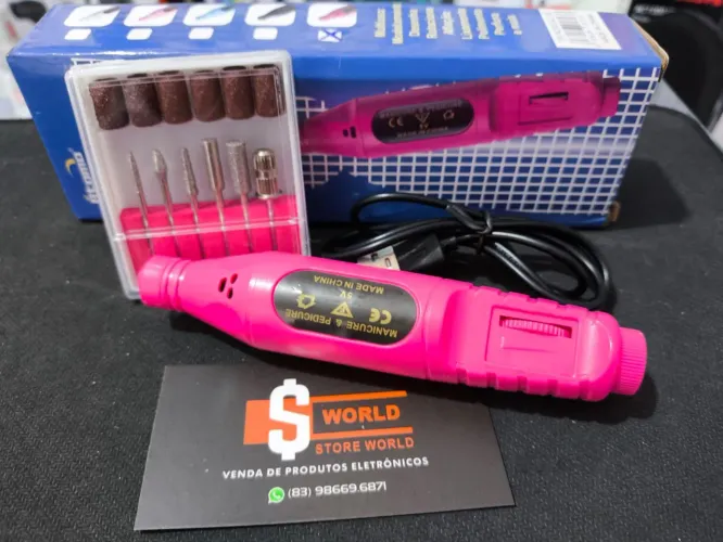 Lixa Elétrica para unha de Gel - Loja Store World