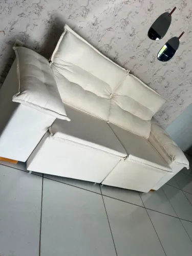2.00 MT comprimento sofá retrátil e reclinável Novo
