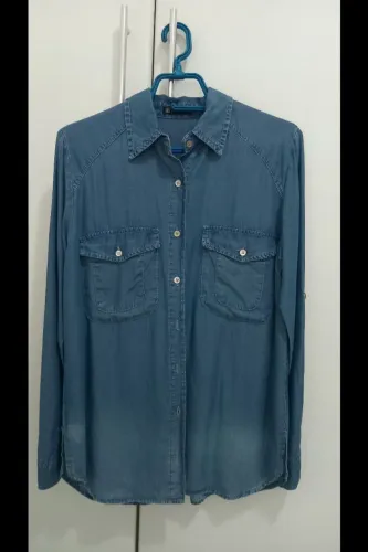 Camisa jeans fina