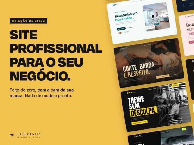Criação de Sites Profissionais e Personalizados