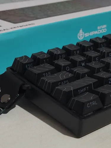 Teclado Mecânico Red Switch, Teclas Topográficas, Tape Personalizada Shipadoo Ik68