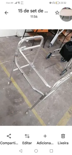 Andador pós cirurgia