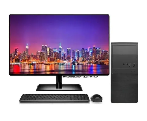 Computador completo Intel core i7 16GB SSD 512GB WI-FI Windows Monitor 19,5 