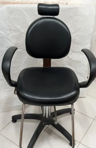 CADEIRA SALÃO HIDRÁULICA PRETA
