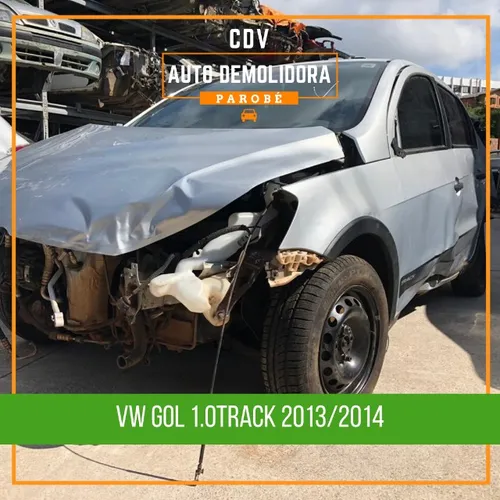 Sucata VW Novo Gol 1.0 Track 2013/2014 para venda de peças