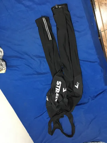 calça bretelle tamanho M