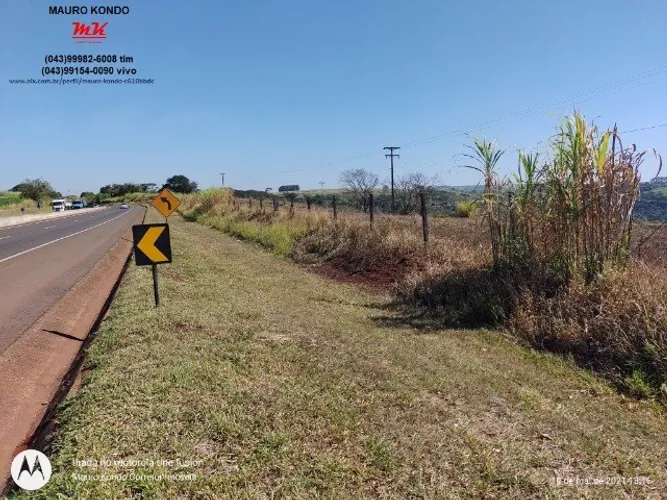 Terreno de industrial/ comercial com 47.439,07 m2 no Contorno Norte de Ibiporã.