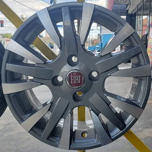 Jogo de roda Kr K-18 Fiat ato 14 nova para Argo Uno Palio Mobi Tipo Punto