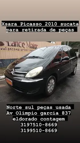 Sucata para retirada de peças Picanto  Citröen  1.6 e 2.0 usado