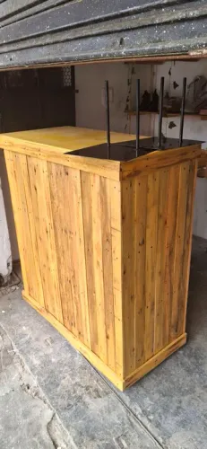 Balcão com gaveta e prateleiras 1.20 de altura, 50cm de profundidade 