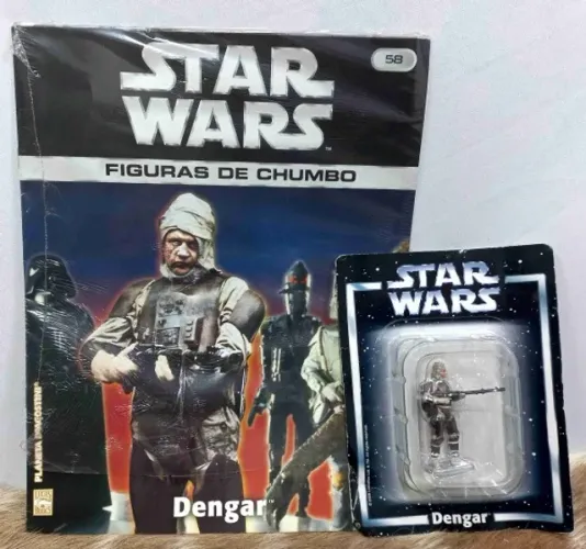 Coleção Star Wars Figuras De Chumbo Dengar 58 (lacrado)