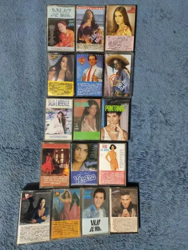 Novelas lote de fitas k7 cassetes de novelas 16 fitas