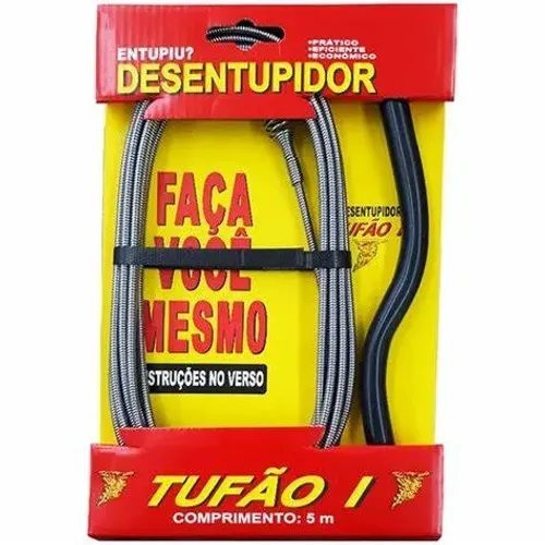 Desentupidor manual tufão 5 metros