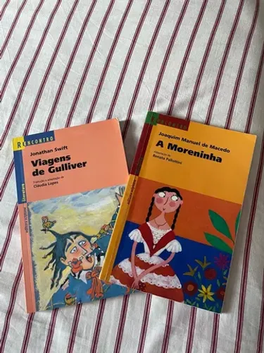 paradidáticos- os dois por 20- A Moreninha e Viagens de Gulliver