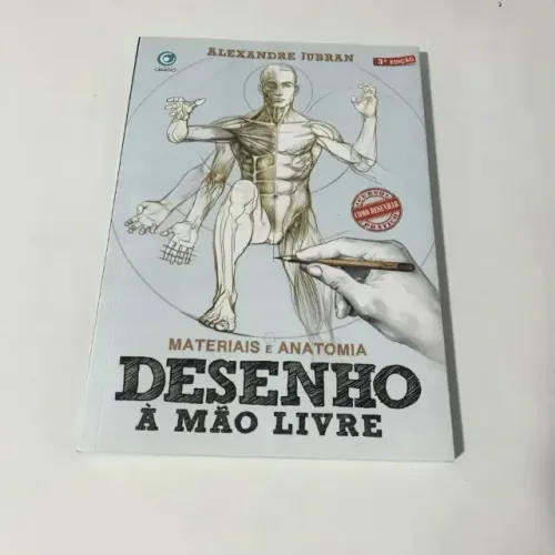 Livro Desenho a Mão Livre Materiais e Anatomia - Alexandre Jubran