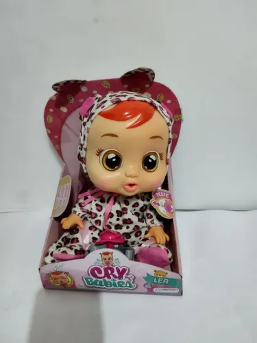 Boneca Cry Babies Lea Chora Com Sons e Lágrimas de Verdade - Multikids