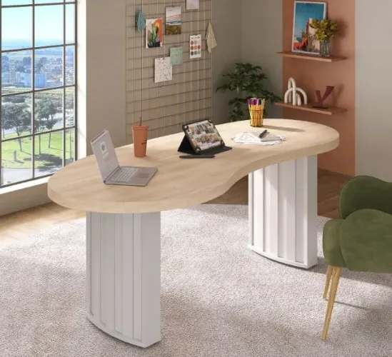 Mesa Tamburato Organic - Mesa Orgânica - Mesa para Escritório