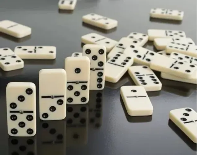 Domino Resina Double Six 5010p 28pçs 10mm 5x2,5x10mm