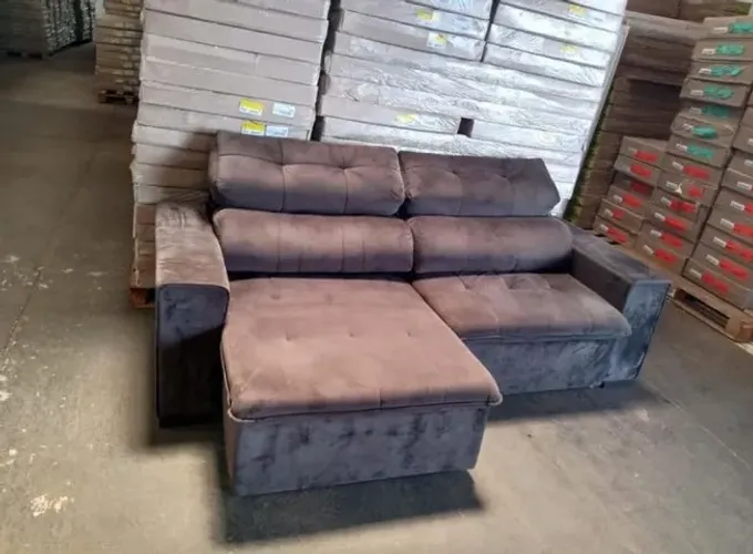 sofá retrátil reciclável pota-porã