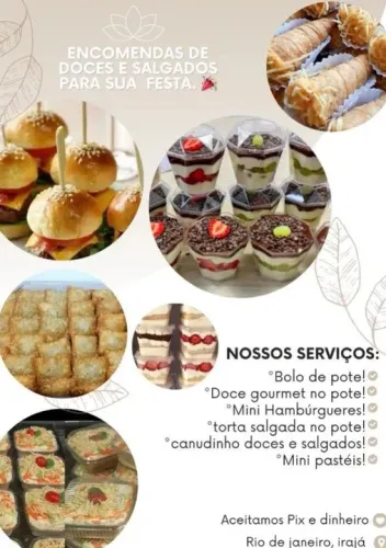 Encomendas de Doces e Salgados para sua Festa 