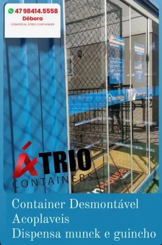 Mercado autônomo desmontável 