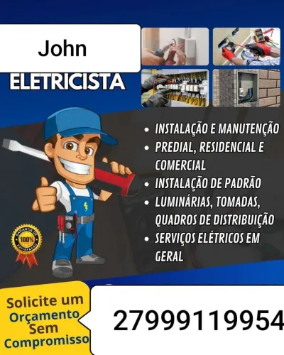 Eletricista reside e comercial