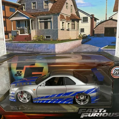 Nissan Skyline GT-R 34 Fast & Furious Die Cast Car