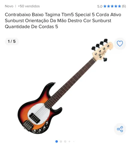 Baixo TagimaTbm5 Special 5 cordas (10x sem juros)