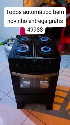 Fogão Braslar Automático 4 Bocas - Entrega Grátis