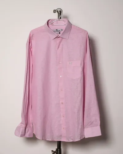 Camisa Rosa Polo England - Tamanho GGG / 50