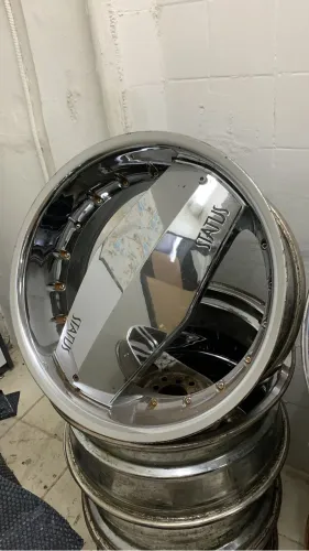 Rodas Grinder aro 20 Status Cromada 5x112/5x120