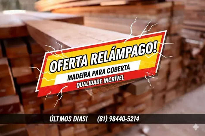 Madeira para Coberta Direto da Madeireira - Qualidade e Preço Justo!