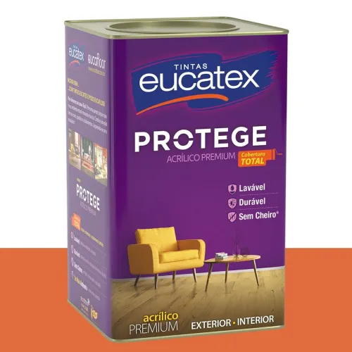 Tinta Acrílica Acetinada Eucatex Brasa 16 L