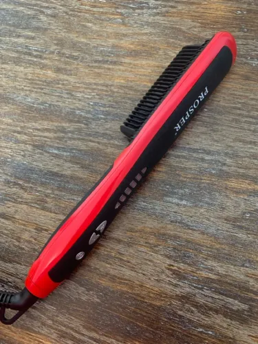 Pente De Alisamento Cabelo Cerâmico Elétrico Multiuso 