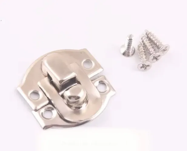 (KIT 06 UNID) FECHO FECHADURA FIVELA METAL P/ PORTA JÓAIS