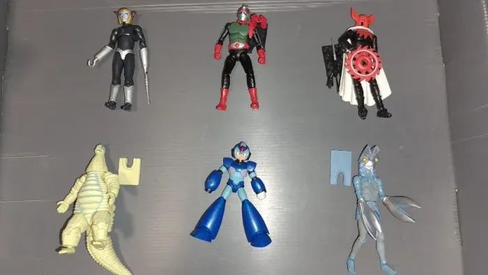 PACK TOKU-GAME. 6 action Figures.