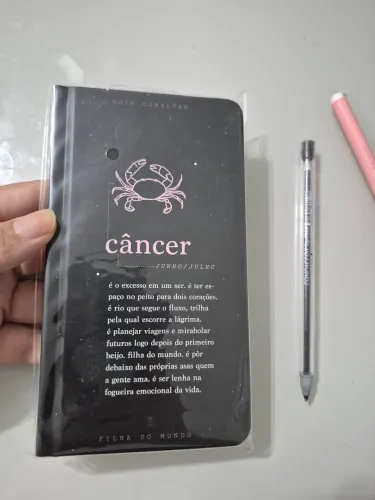 Caderneta / mini agenda signos imaginarium câncer