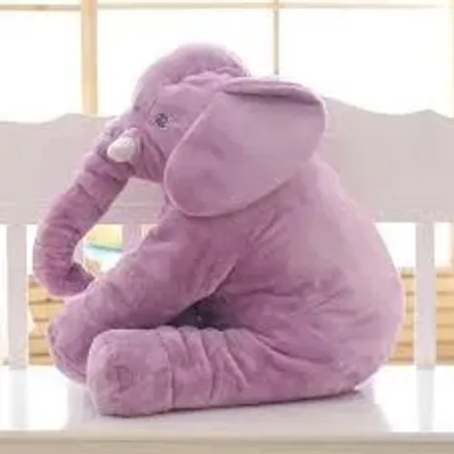 Elefante De Pelúcia 60cm Almofada Infantil Para Bebê Dormir 