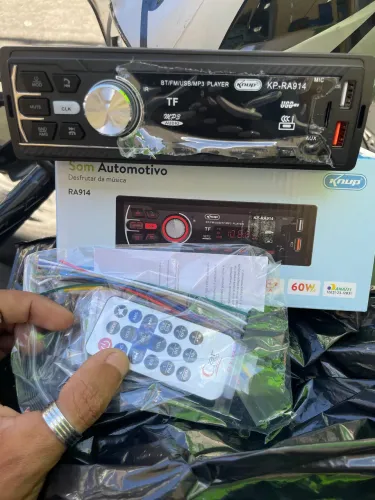 SOM AUTOMOTIVO POTENTE 60w COM BLUETOOTH 