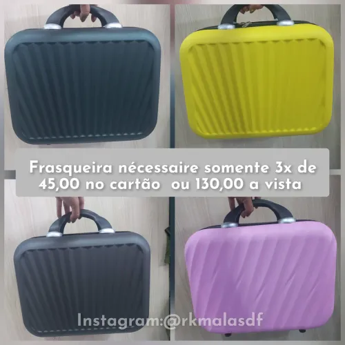 FRASQUEIRA NECESSAIRE EXCELENTE PARA FACULDADE OU VIAGENS SÓ 130,  ENTREGO !