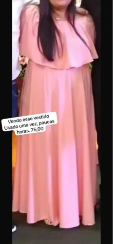 Vestido de festa rosa