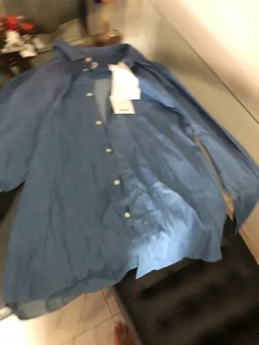 Camisa jeans Zara tamanho Xl slim