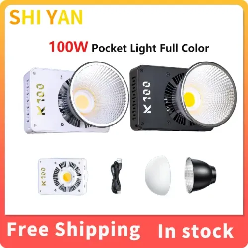 Iluminador LED K100 100w para foto e vídeo