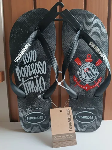 Sandálias Havaianas CORINTHIANS produto Oficial Licenciado