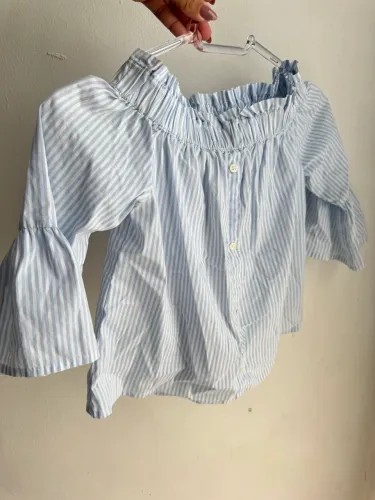 Bata listrada fofa Tm 10 anos 