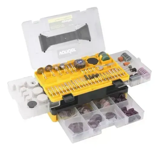 Kit Jogo Acessórios Micro Retifica Vonder 350 Pçs Cortar E Lixar