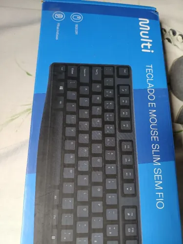 Teclado sem Fio Slim Multi 2.4GHz USB