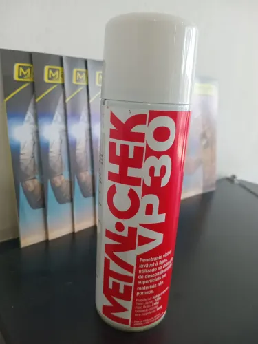 VP-30 Metal-Chek Líquido Penetrante Visível Lavável A Água